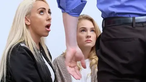 MILF is watching while her stepdaughter is bellowing