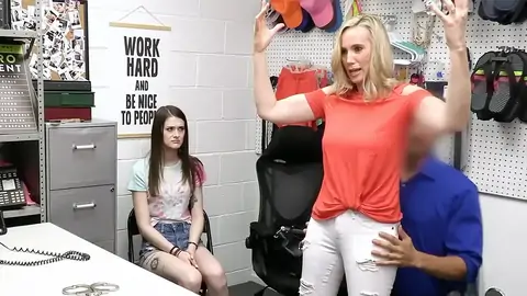 The police officer wants to have an FFM three-way